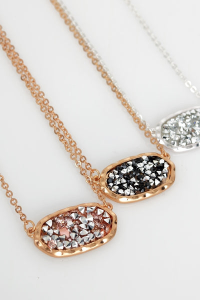 Dazzling Glitter Stone Necklace