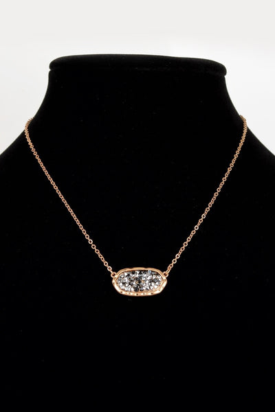 Dazzling Glitter Stone Necklace