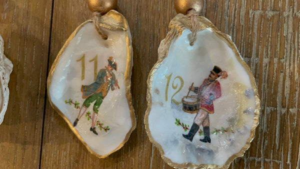12 Days of Christmas Custom Ornament Set