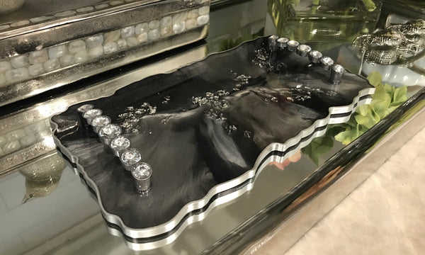 Custom Resin Tray with Handles