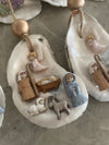 Nativity Oyster Ornament