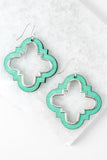 These charming Moroccan Spoon Flower earrings are brought to you by Urbanista. They are 2