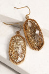 These stunning faceted glitter marquee earrings from Urbanista are simply gorgeous. Comes in Red, Gold, and White.