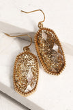 These stunning faceted glitter marquee earrings from Urbanista are simply gorgeous. Comes in Red, Gold, and White.
