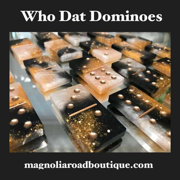 Who Dat Dominoes Set