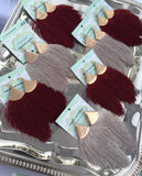  We love these fabulous fringe earrings with fine threads! These earrings make a statement! 3.5x2 inches. Great for your Magnolia Road Boutique Game Day outfit! Comes in Grey or Burgundy. 