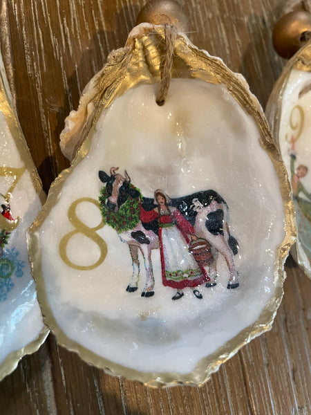 12 Days of Christmas Custom Ornament Set