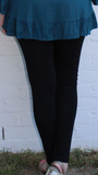 Pair these easy wear cotton leggings with our tunic tops and dresses for a perfect updated look.